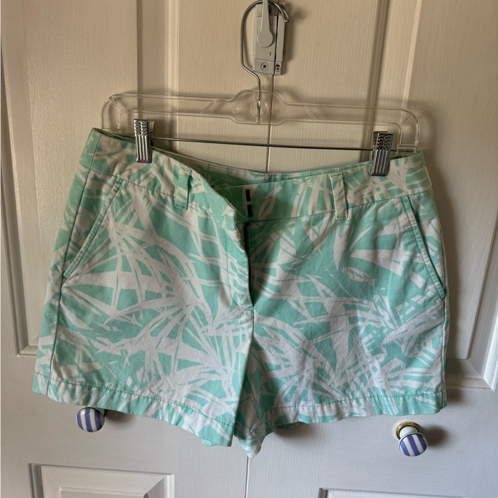 Ann Taylor LOFT 4-Inch Patterned Shorts Size 6 worn/washed once 100% cotton - Picture 3 of 8